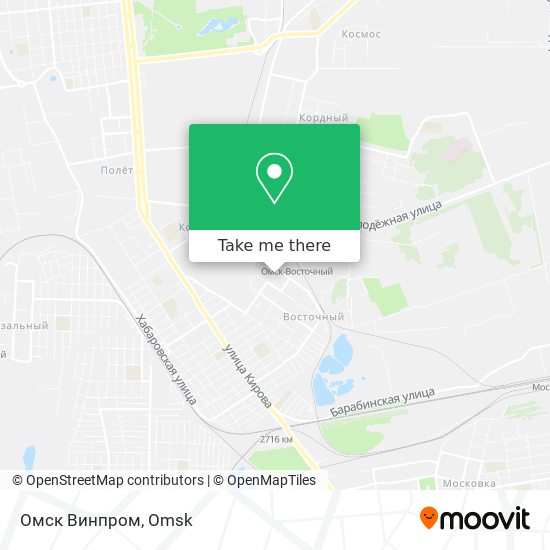 Омск Винпром map