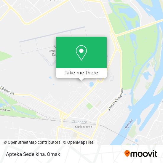 Apteka Sedelkina map