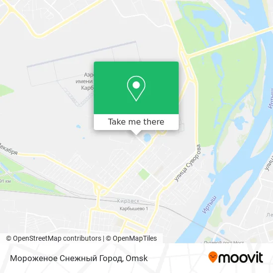 Мороженое Снежный Город map