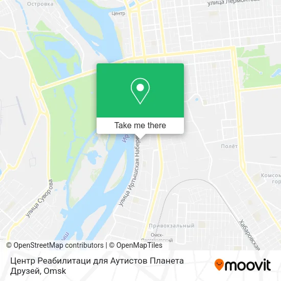 Центр Реабилитаци для Аутистов Планета Друзей map