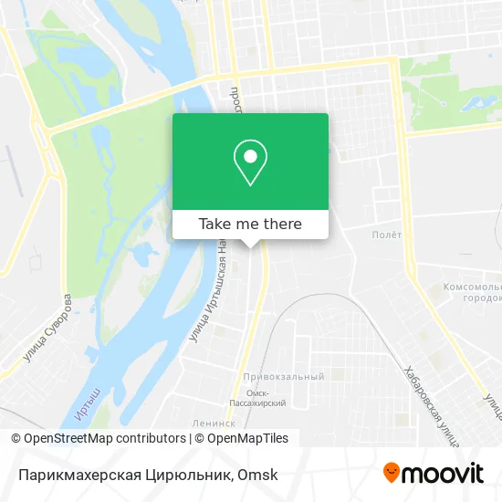 Парикмахерская Цирюльник map
