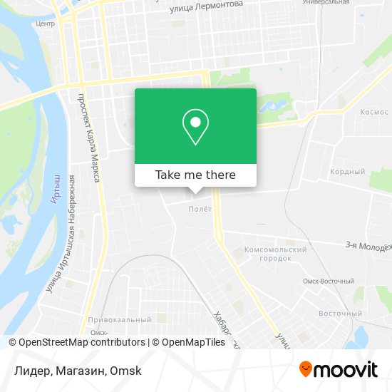 Лидер, Магазин map