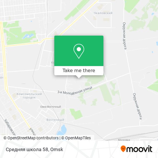 Средняя школа 58 map