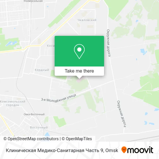Клиническая Медико-Санитарная Часть 9 map