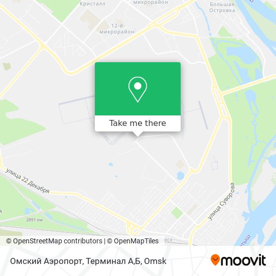 Омский Аэропорт, Терминал А,Б map