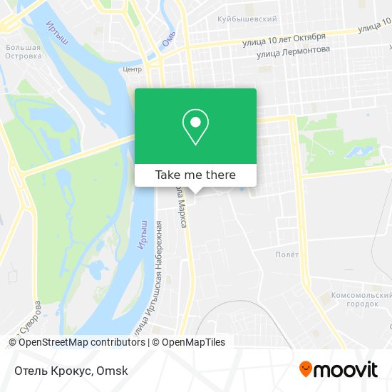 Отель Крокус map