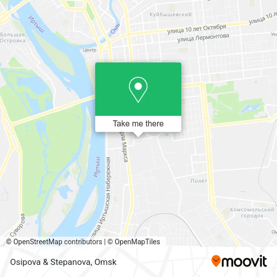 Osipova & Stepanova map