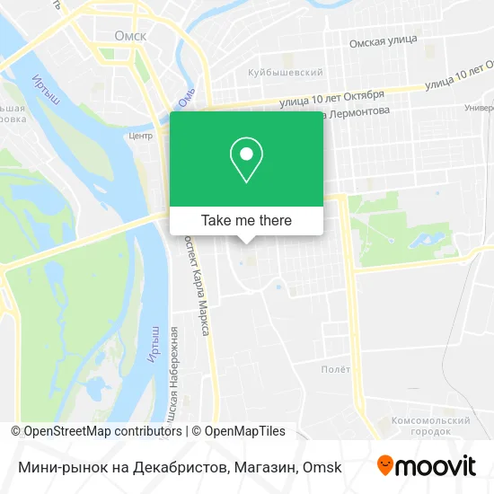 Мини-рынок на Декабристов, Магазин map