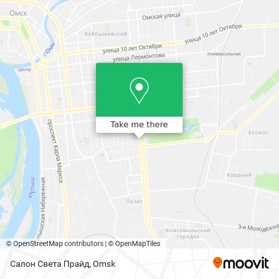 Салон Света Прайд map