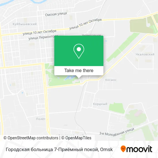 Городская больница 7-Приёмный покой map