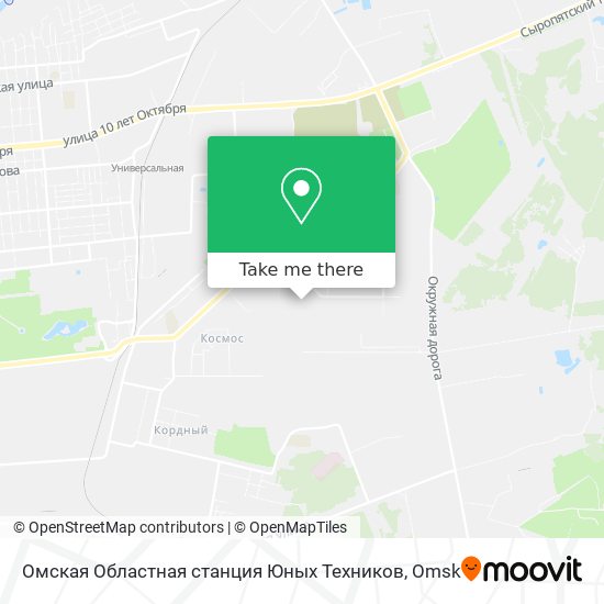 Омская Областная станция Юных Техников map