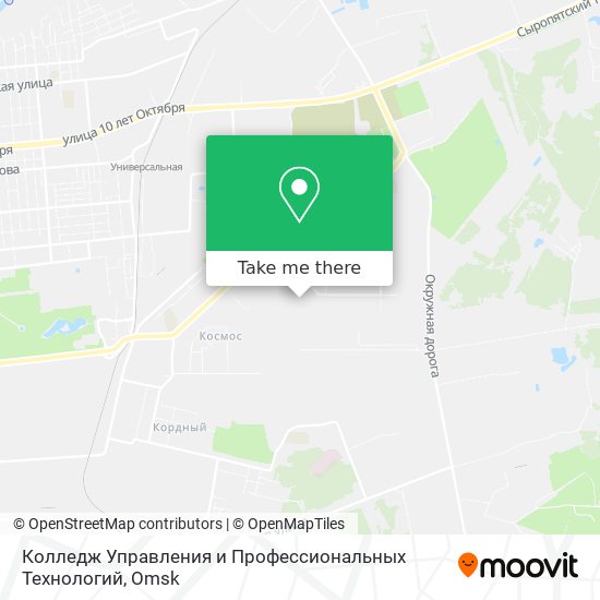 Колледж Управления и Профессиональных Технологий map