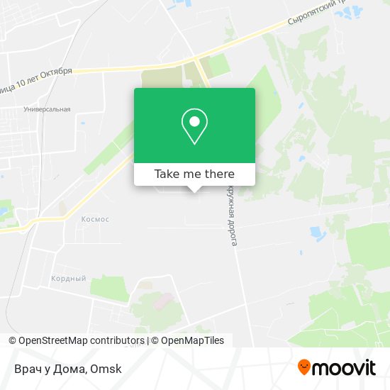 Врач у Дома map