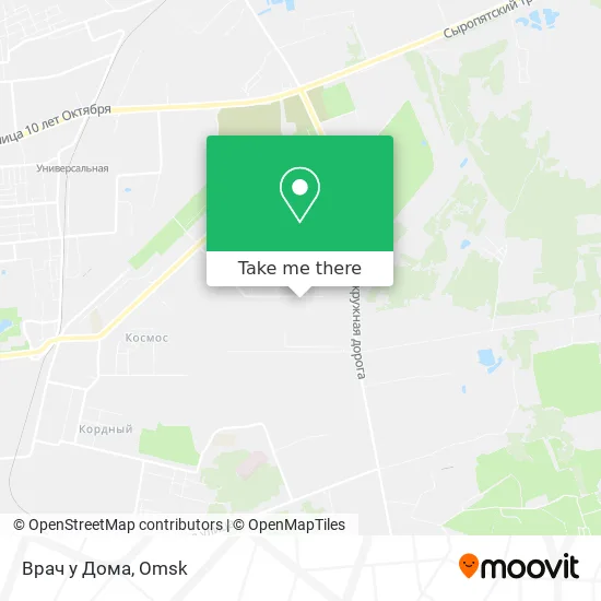 Врач у Дома map