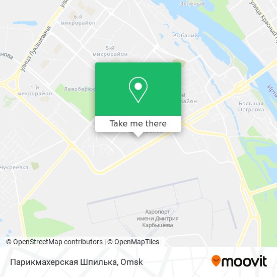 Парикмахерская Шпилька map