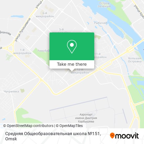 Средняя Общеобразовательная школа №151 map