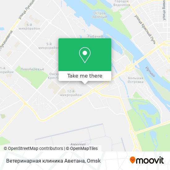 Ветеринарная клиника Аветана map