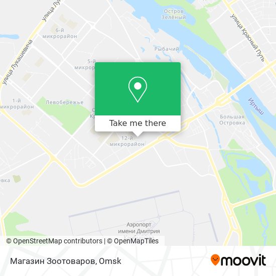 Магазин Зоотоваров map