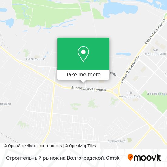 Строительный рынок на Волгоградской map