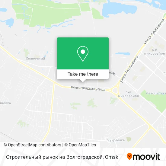 Строительный рынок на Волгоградской map