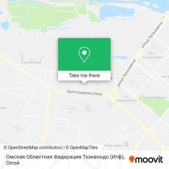 Омская Областная Федерация Тхэквондо (Итф) map