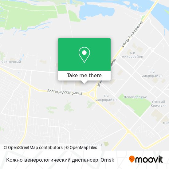 Кожно-венерологический диспансер map