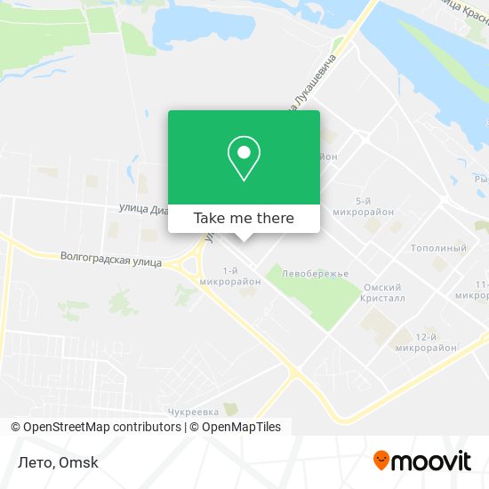 Лето map