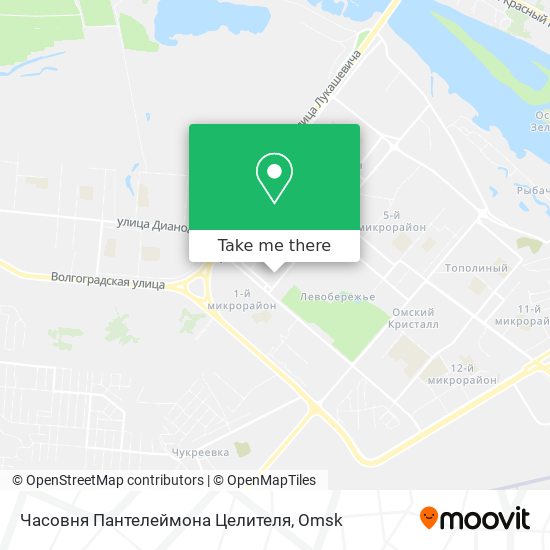 Часовня Пантелеймона Целителя map