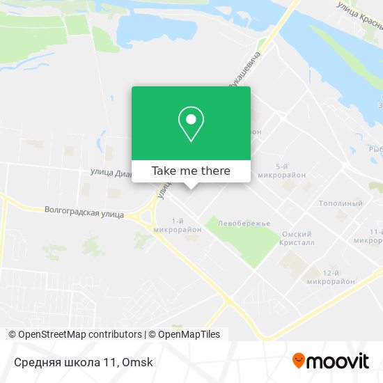 Средняя школа 11 map