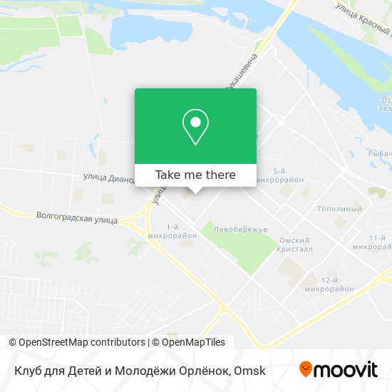 Клуб для Детей и Молодёжи Орлёнок map