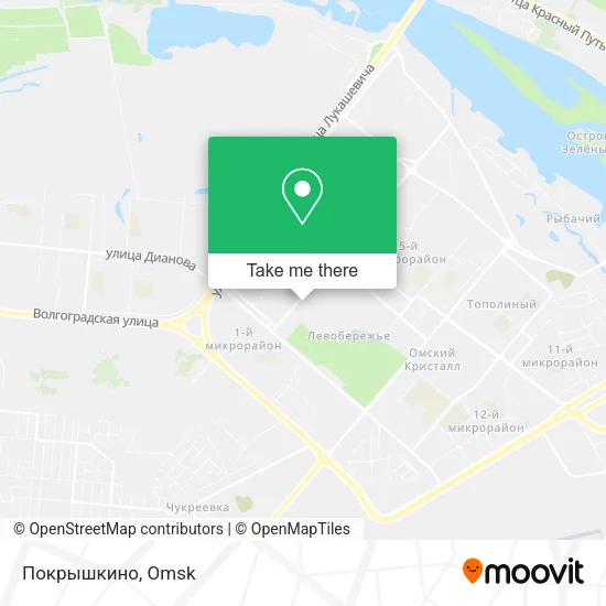 Покрышкино map