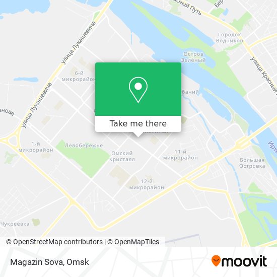 Magazin Sova map