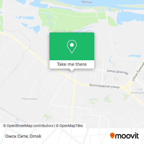 Омск Сити map