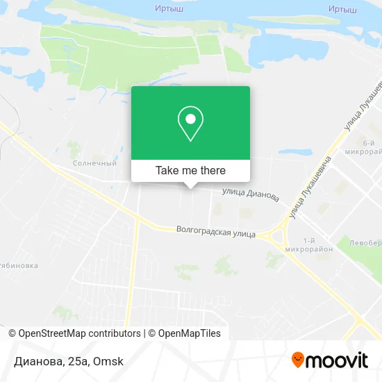 Дианова, 25а map