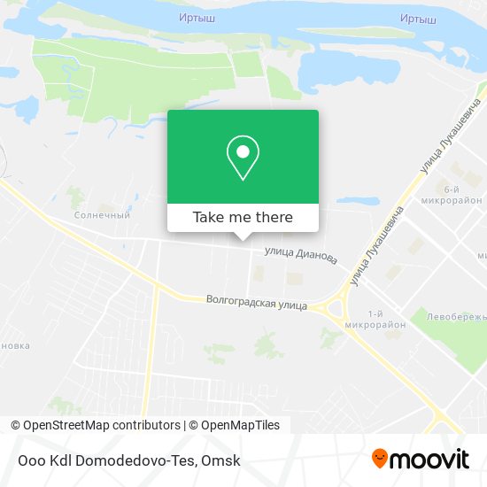 Ooo Kdl Domodedovo-Tes map