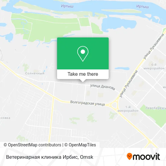 Ветеринарная клиника Ирбис map