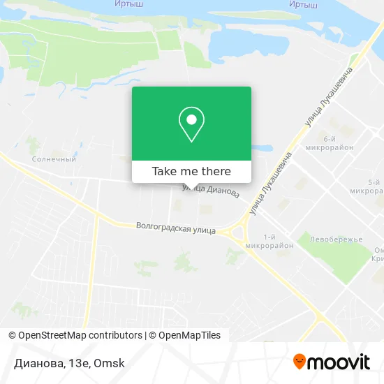 Дианова, 13е map