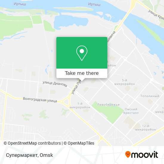 Супермаркет map