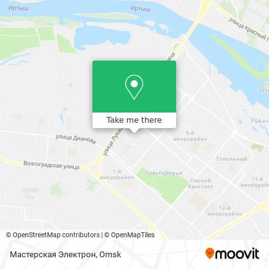 Мастерская Электрон map