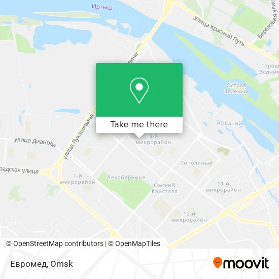 Евромед map