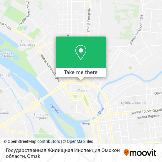 Государственная Жилищная Инспекция Омской области map