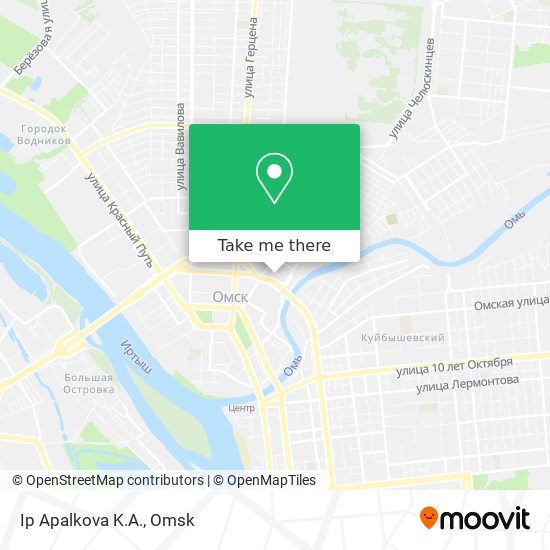 Ip Apalkova K.A. map