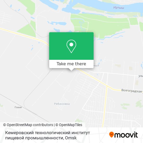 Кемеровский технологический институт пищевой промышленности map