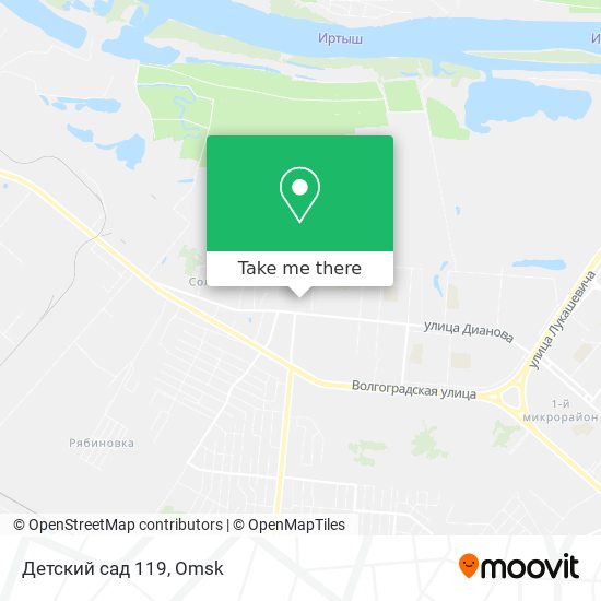 Детский сад 119 map