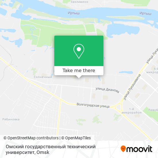 Омский государственный технический университет map