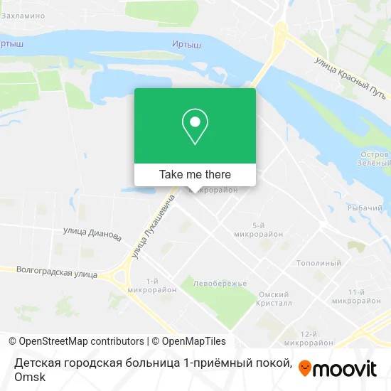 Детская городская больница 1-приёмный покой map