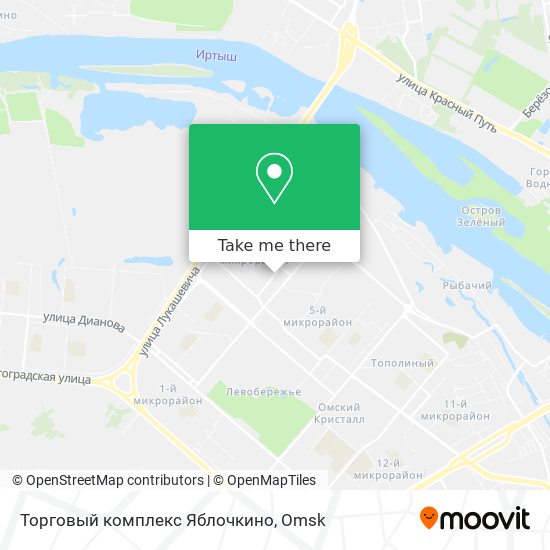 Торговый комплекс Яблочкино map