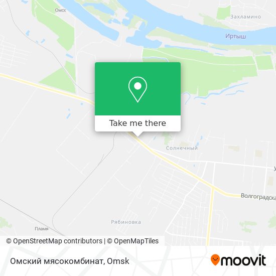 Омский мясокомбинат map