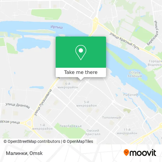Малинки map