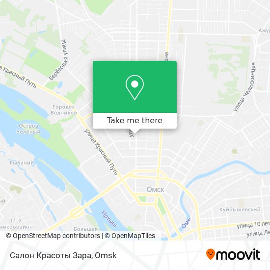 Салон Красоты Зара map